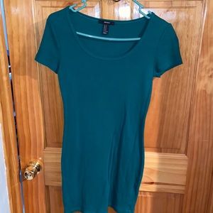 Green bodycon dress